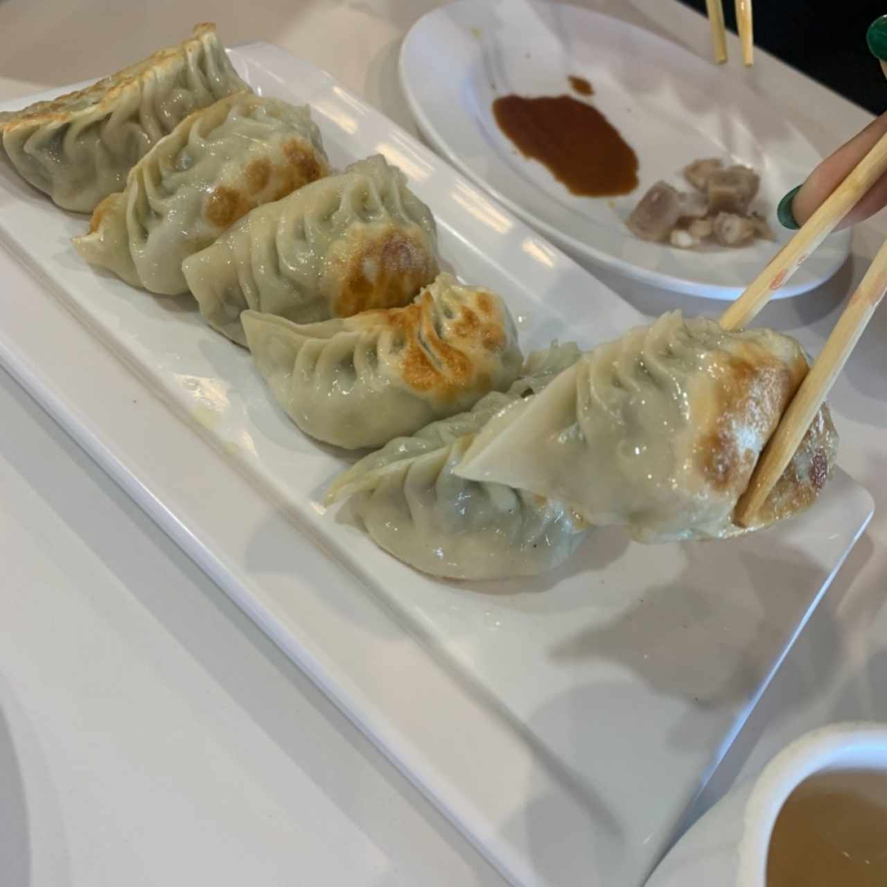 Gyozas de puerco 