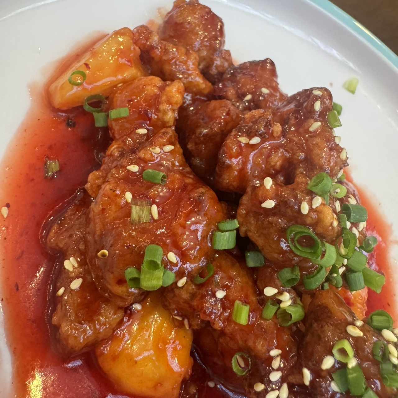 STREET FOOD - PUERCO APANADO AGRIDULCE
