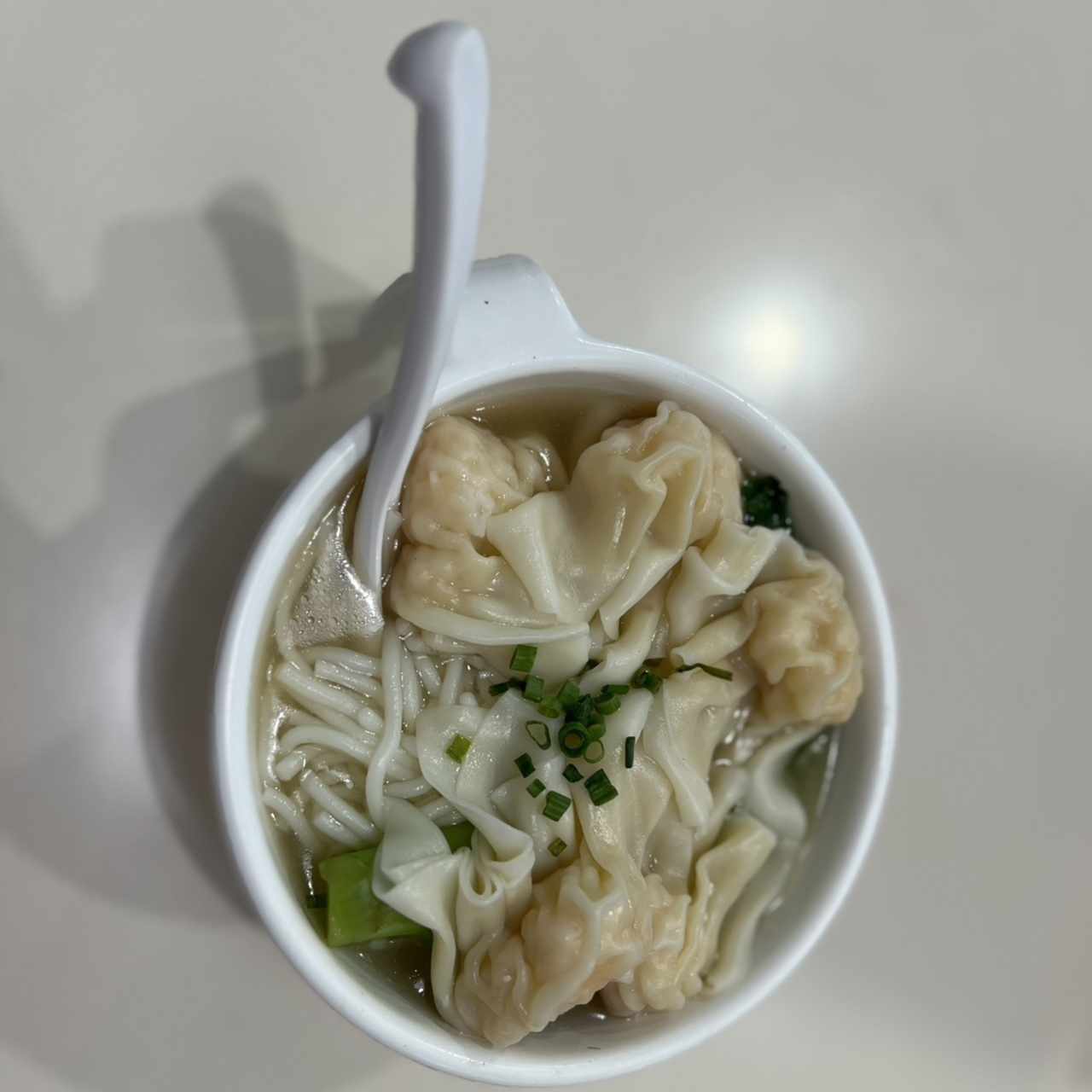 SOPA DE WANTON DE CAMARONES 