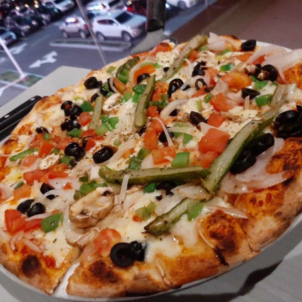 Menú Saludable - Pizza Vegetariana: (9)