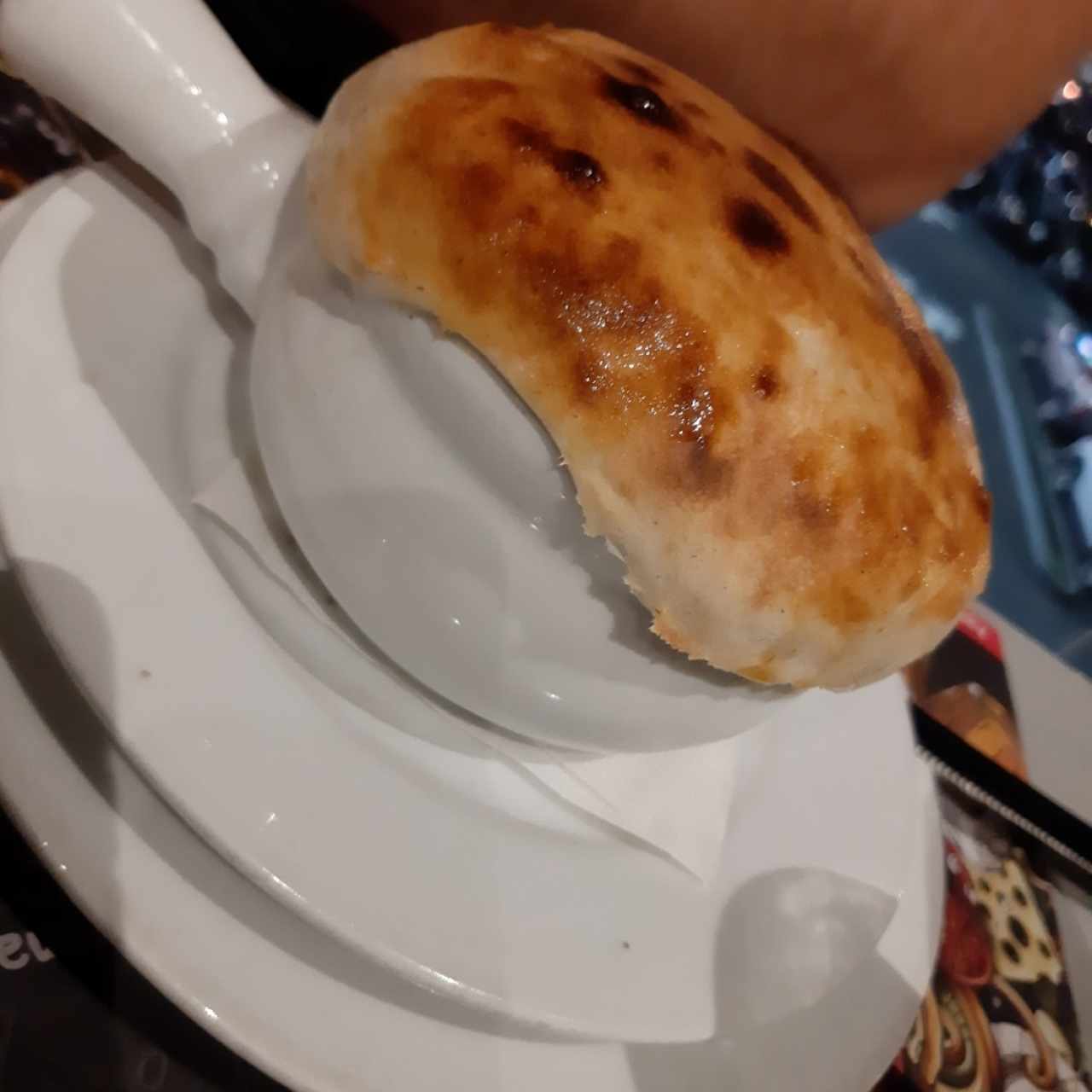 Sopa de cebolla con queso emmental
