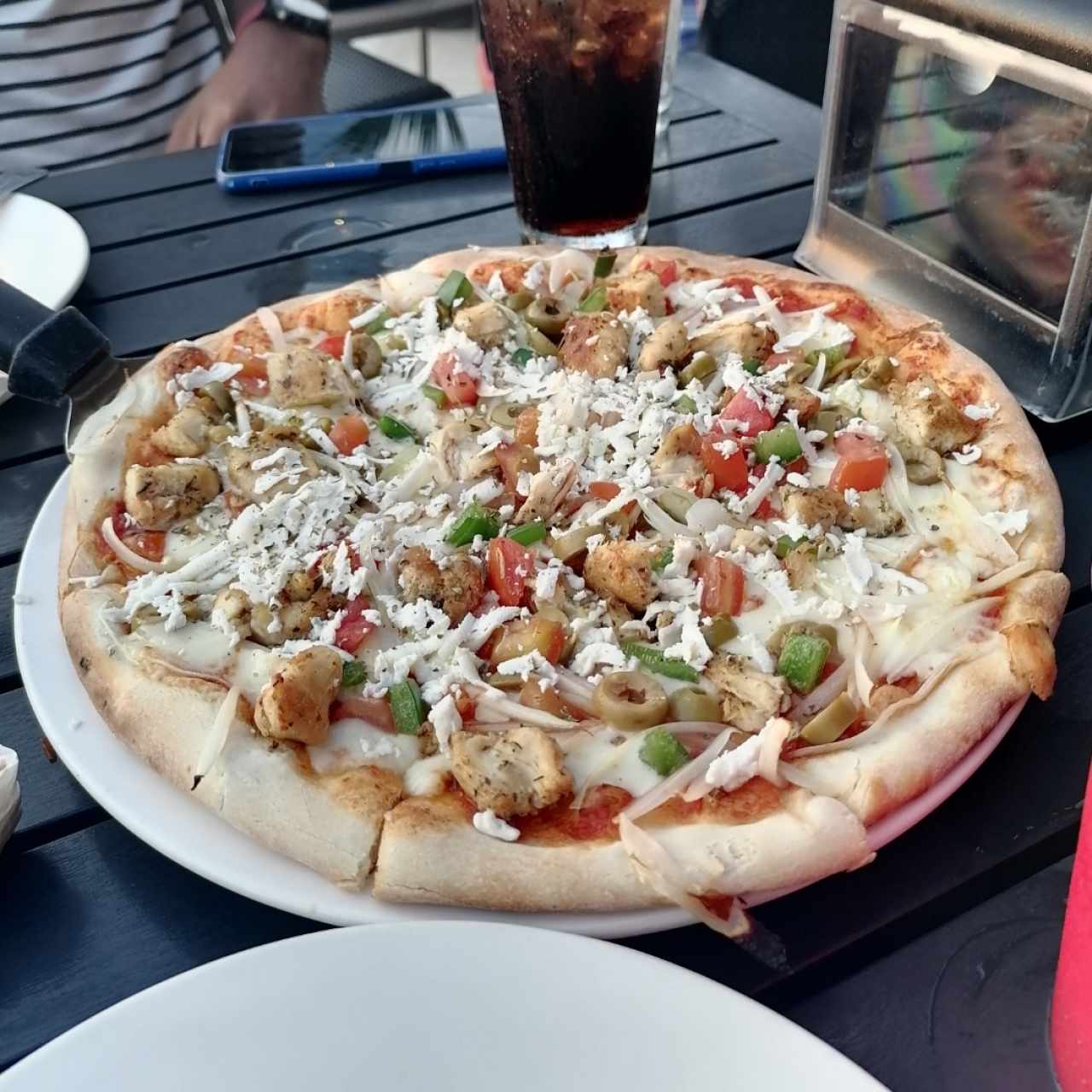 Pollo con queso feta
