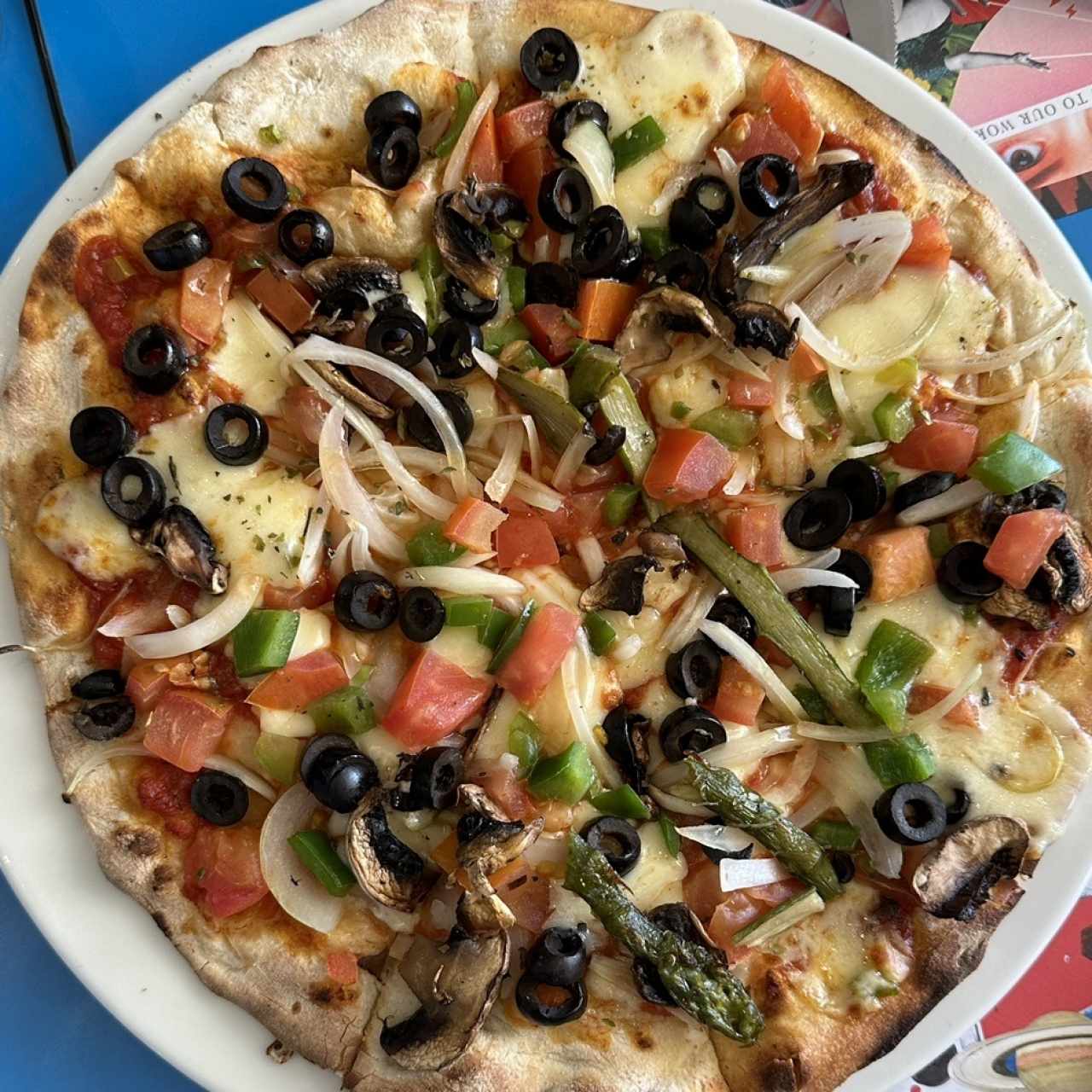 Menú Saludable - Pizza Vegetariana (9'')