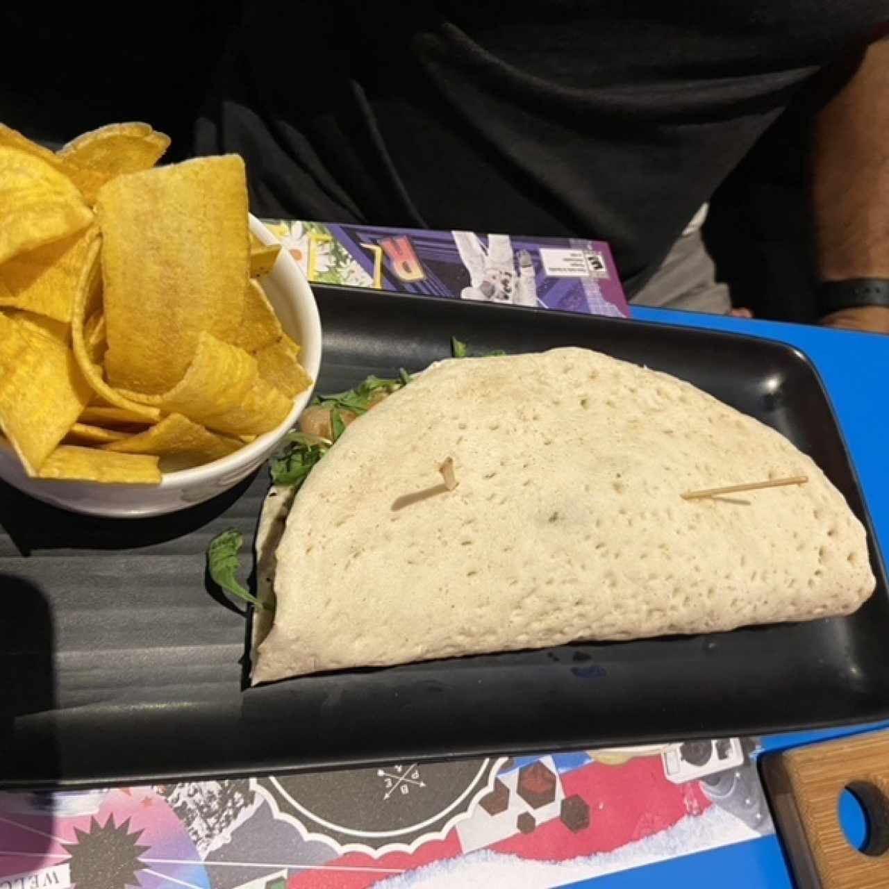 Panini con salmón