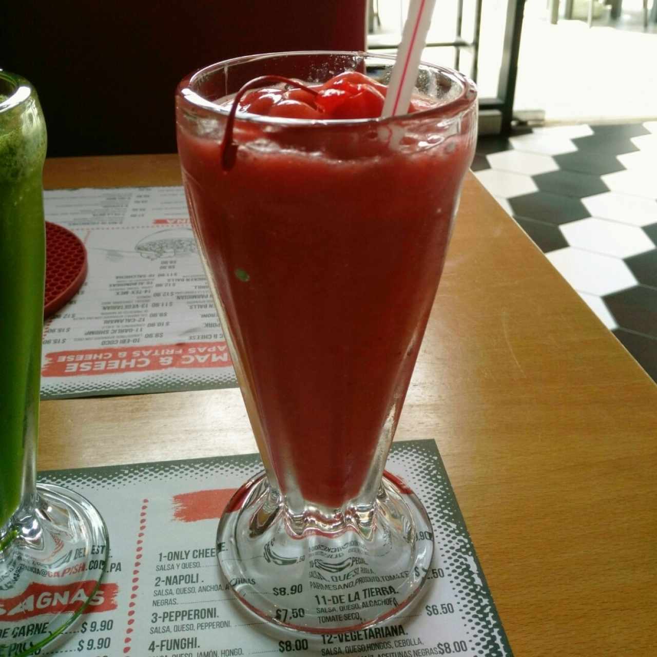 Jugo de fresas