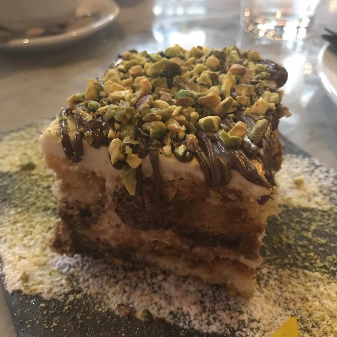 tiramisu con pistacho