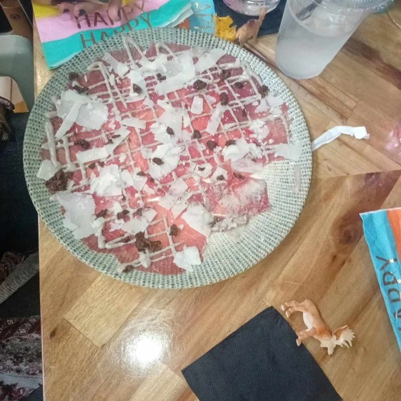 Antipasti - Carpaccio al Tartufo