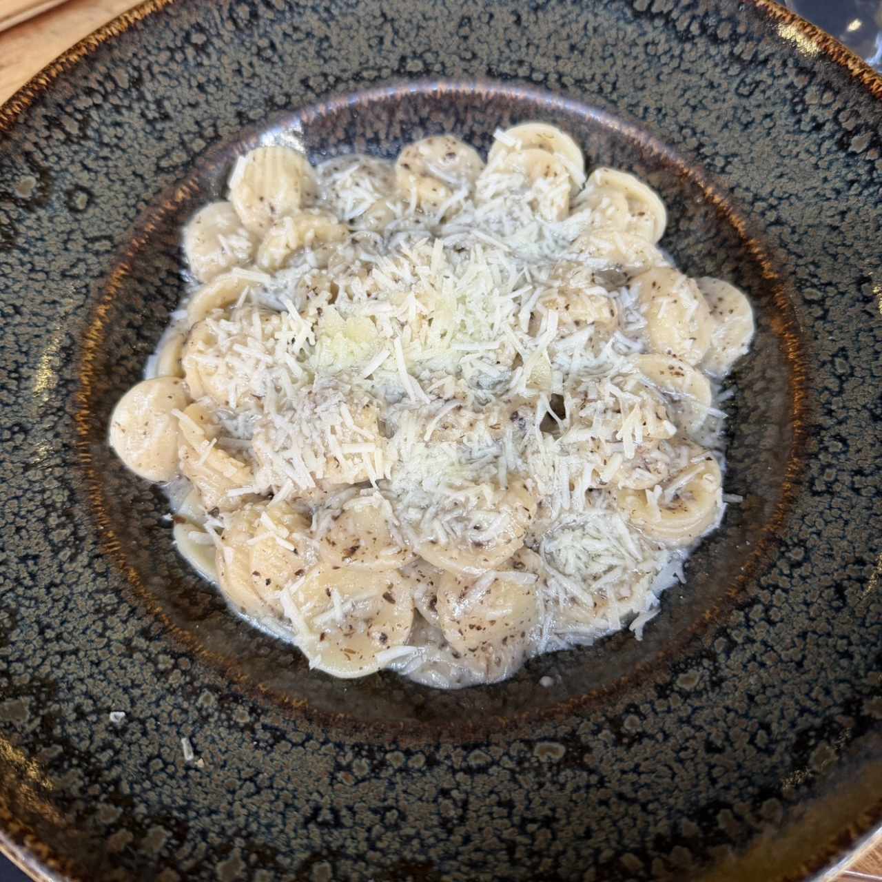 Orecchiette Cacio e Pepe al Tartufo