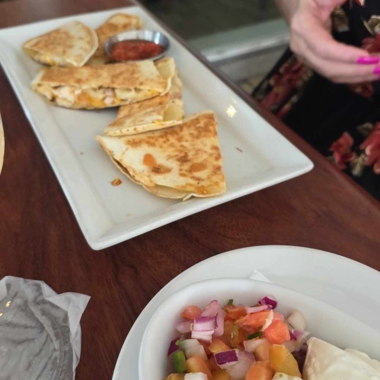 Appetizers - GRILLED CHICKEN QUESADILLAS