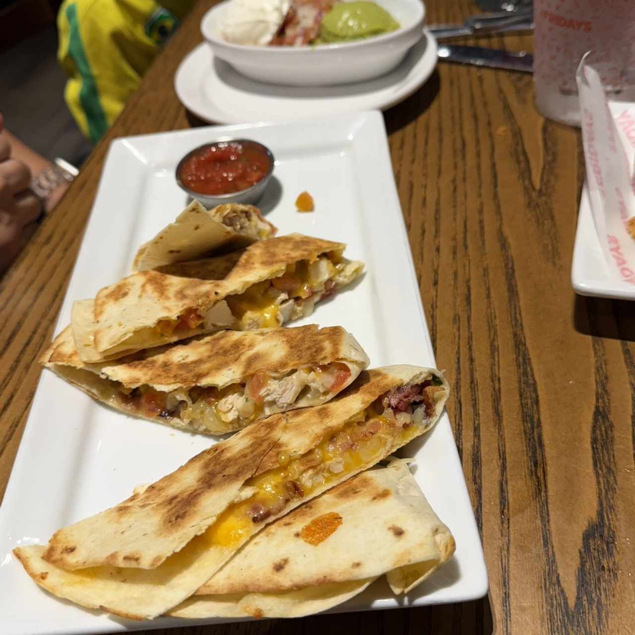 Appetizers - GRILLED CHICKEN QUESADILLAS