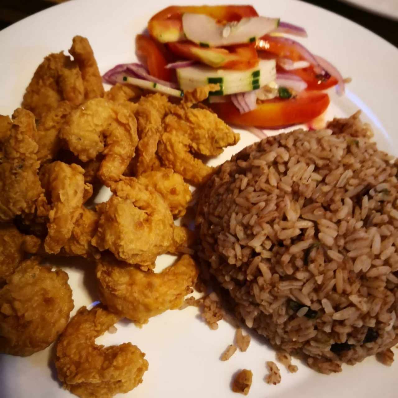 Camarones apanados
