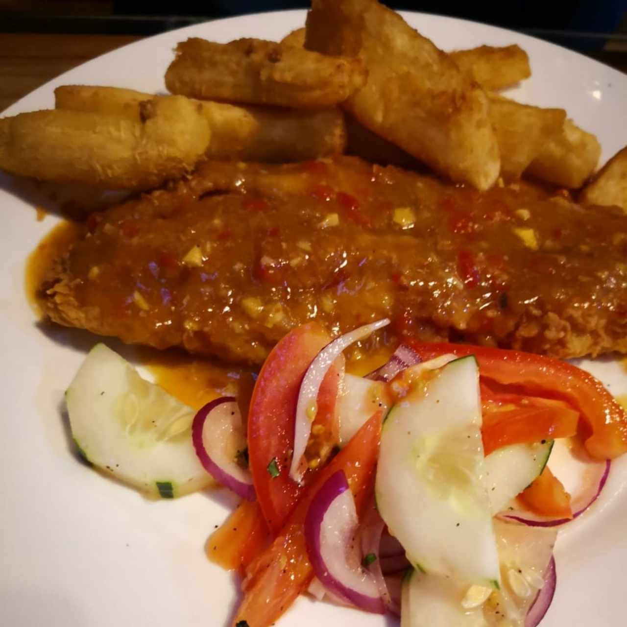 Corvina al Ajillo