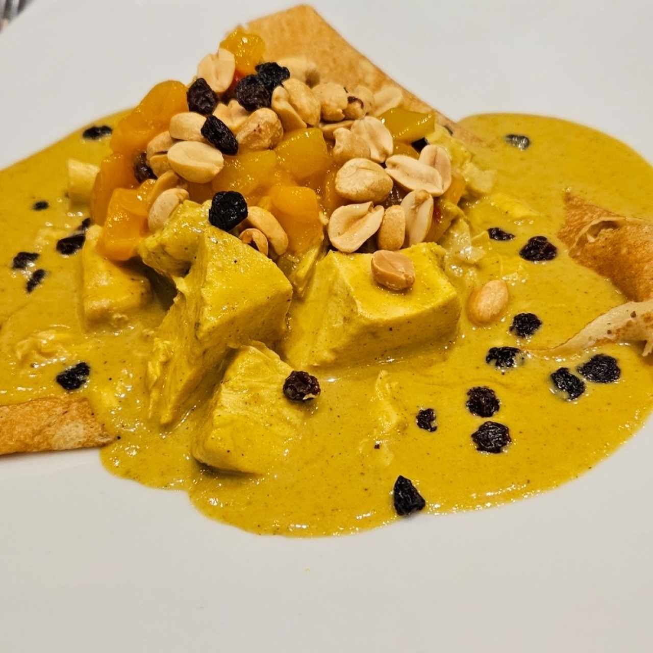 Pollo al Curry Estilo Hindú
