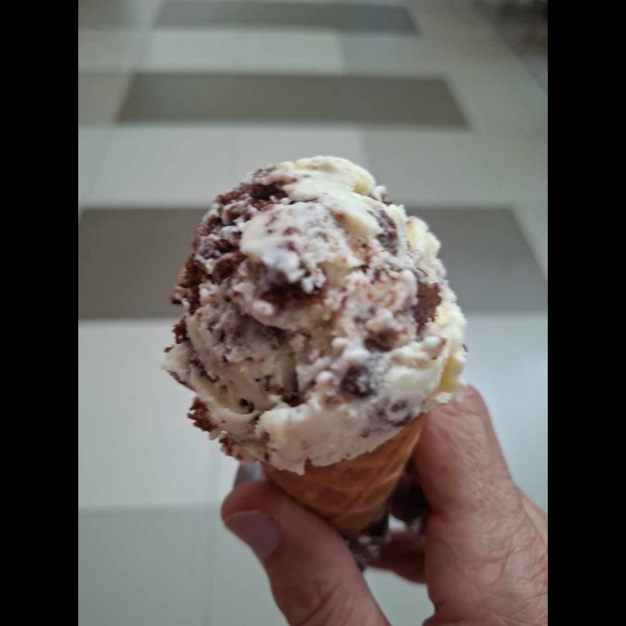 helado brownie