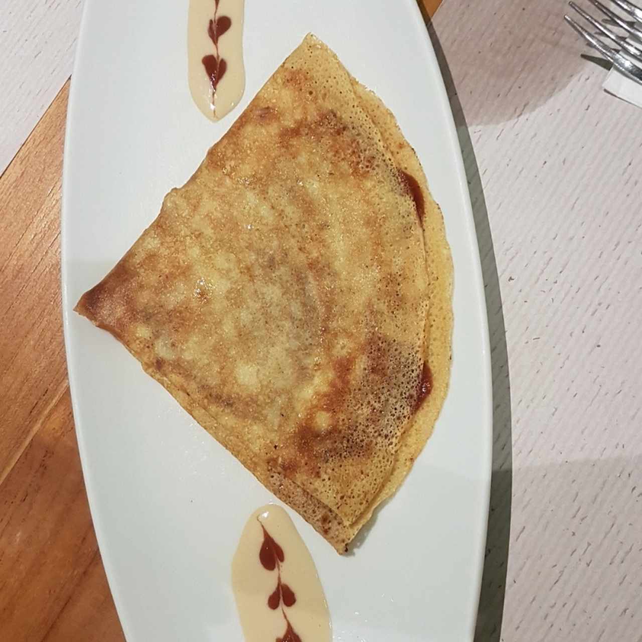 Crep de guayaba y queso.