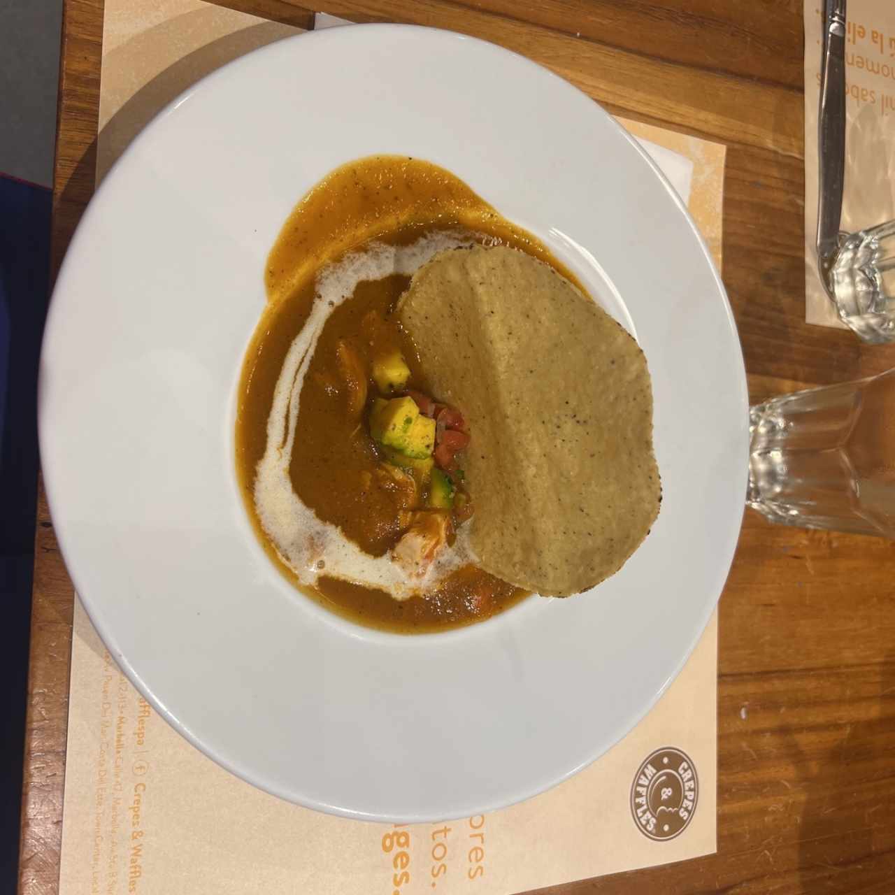 Sopa mejica pollo