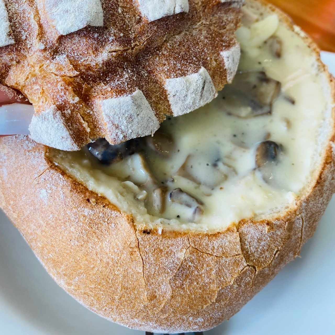Pannecook de pollo y champiñones