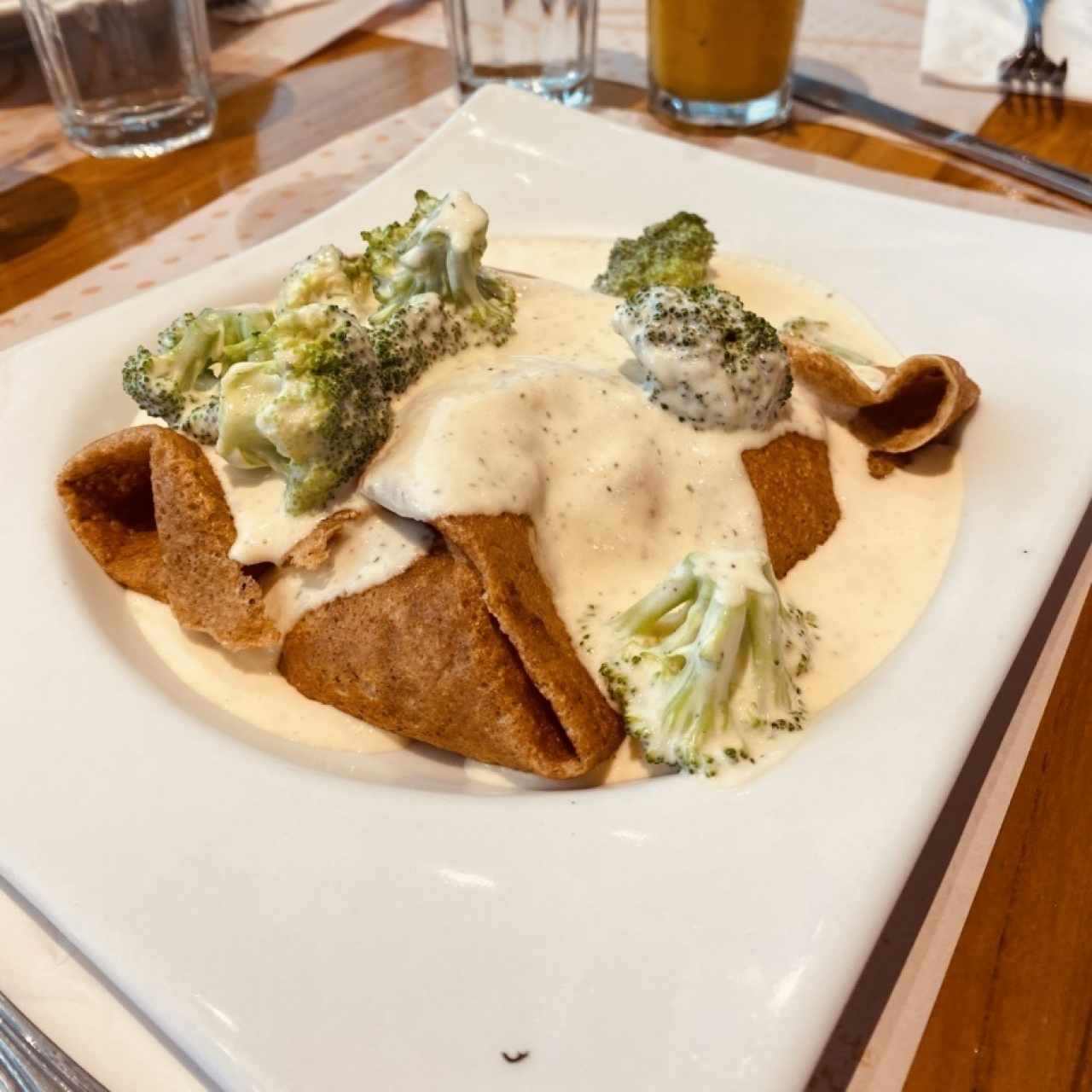 Pollo,Brocoli y Queso