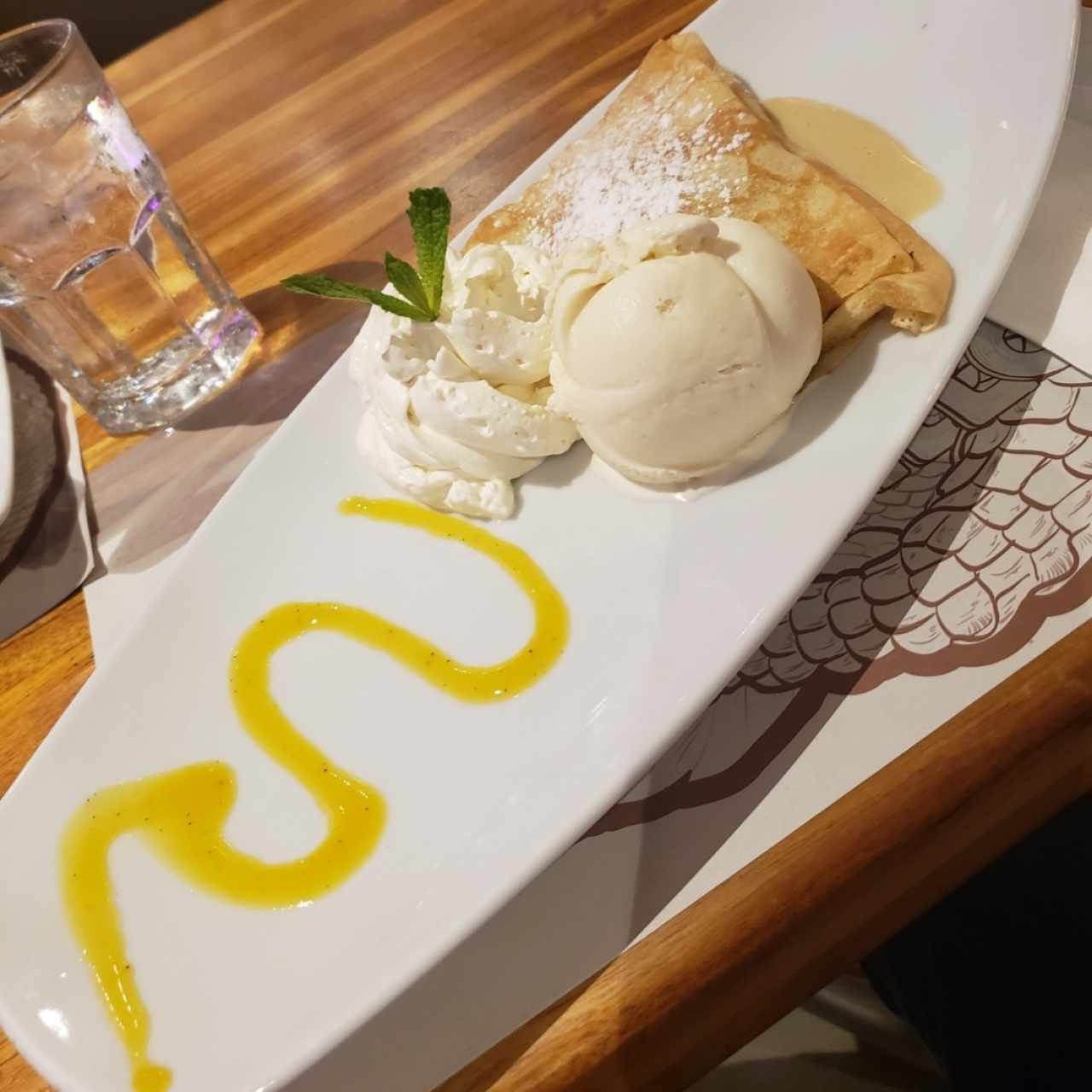 Crepe de Melocotón