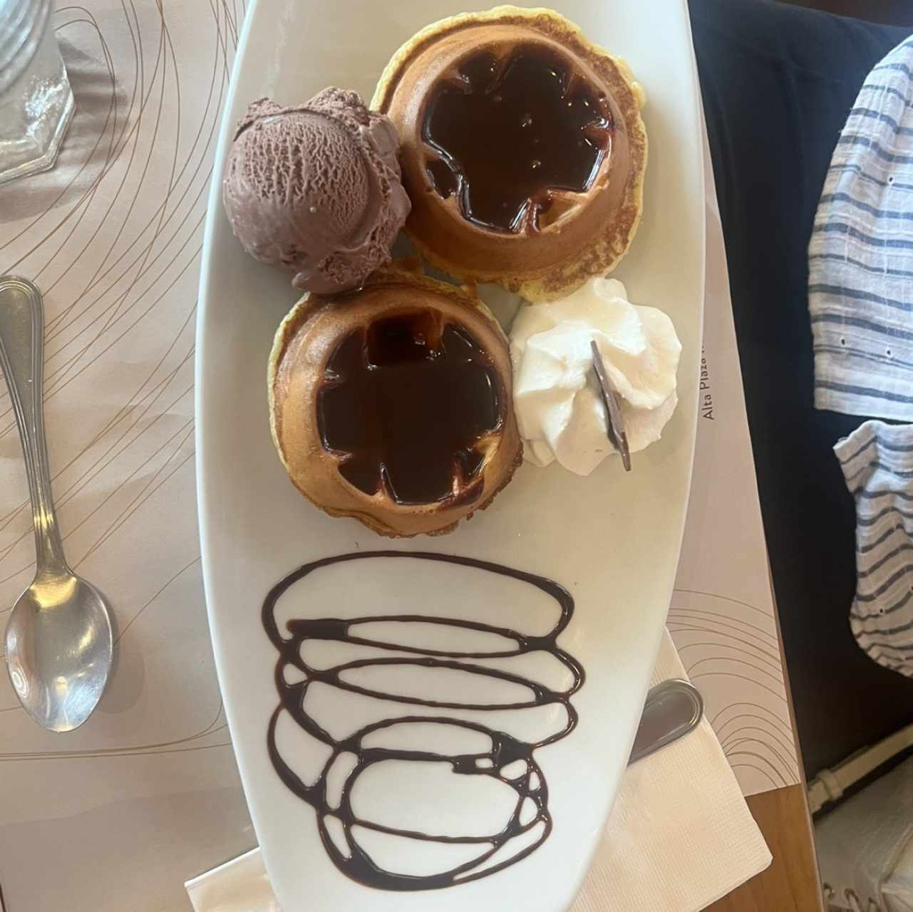 Mini crepe chocolate
