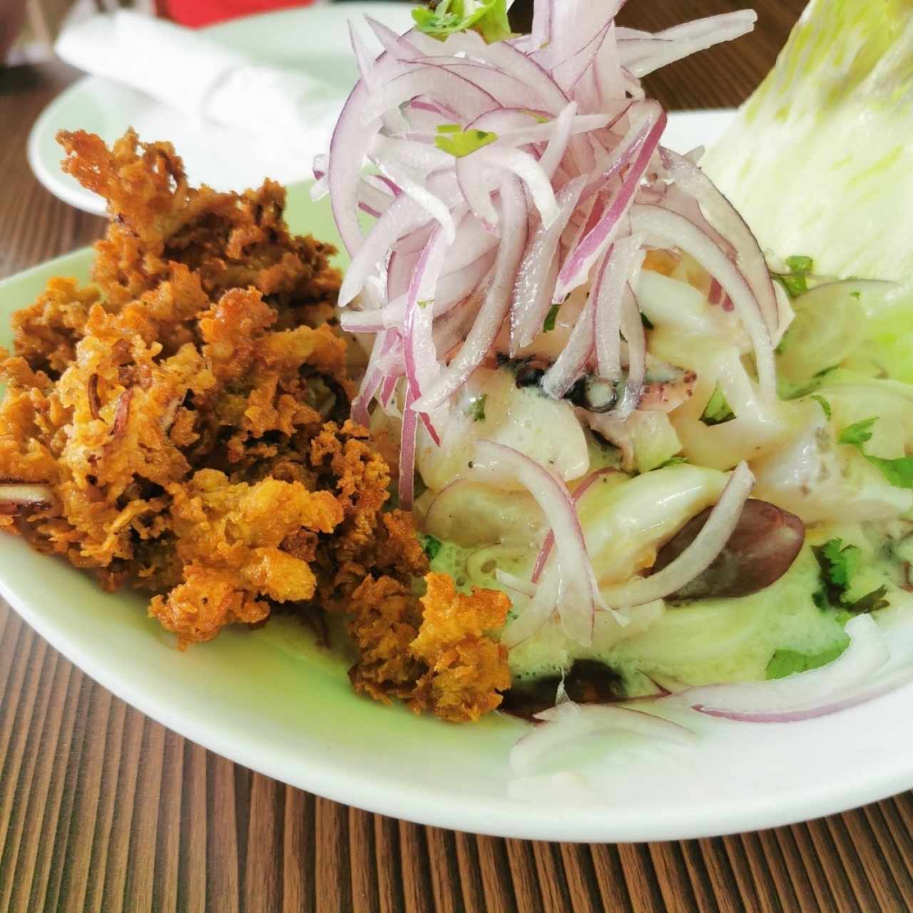 Ceviche de coco