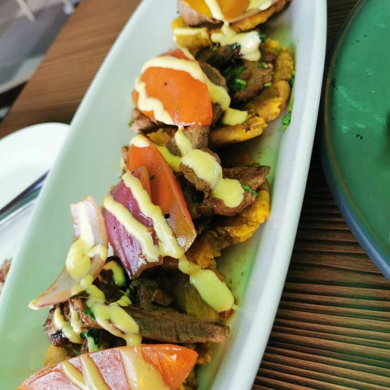 Patacones de lomo