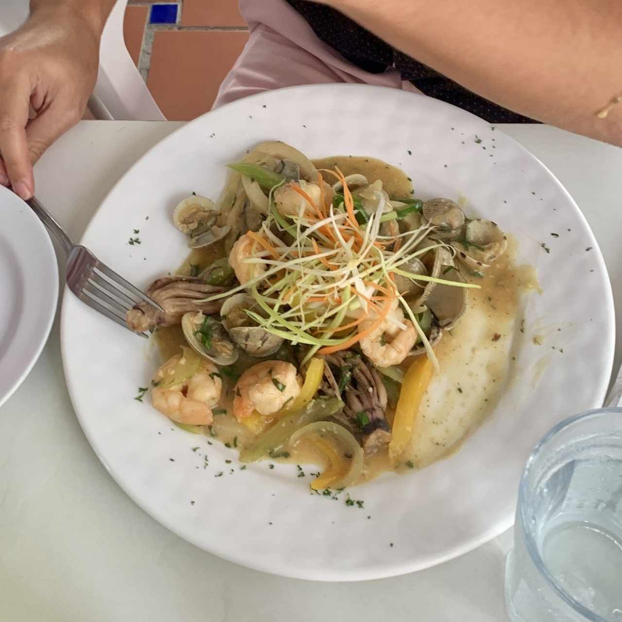 Mariscos Salteados