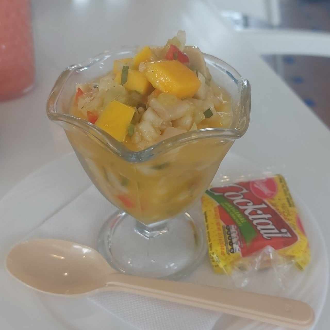Corvina Maracuyá y Mango