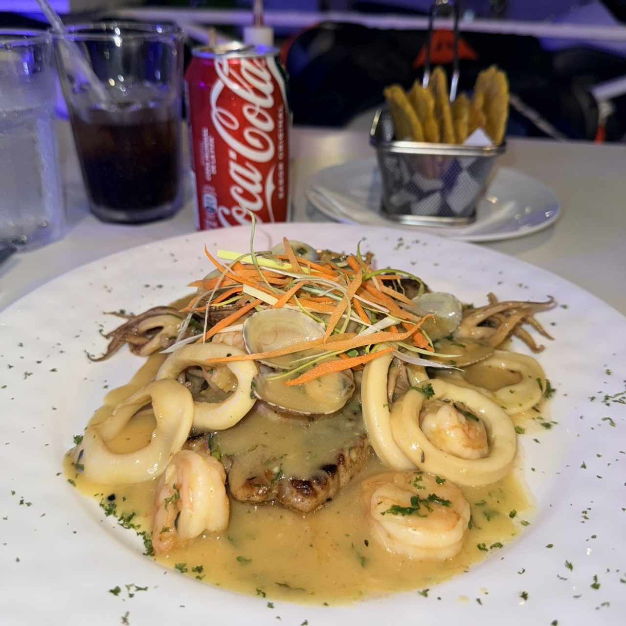 Filete de Pescado a lo Macho