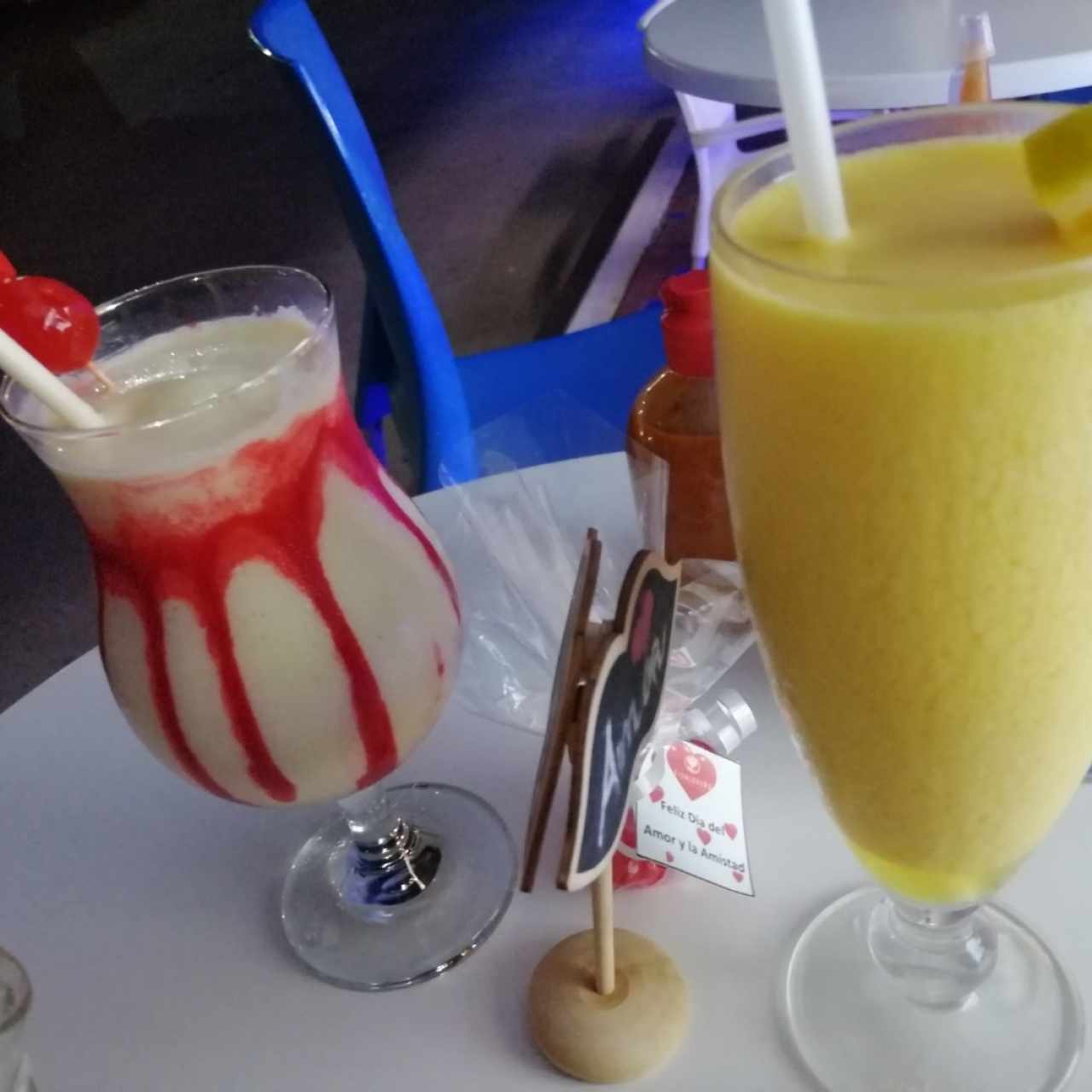 Cócteles de Maracoco y maracuya 