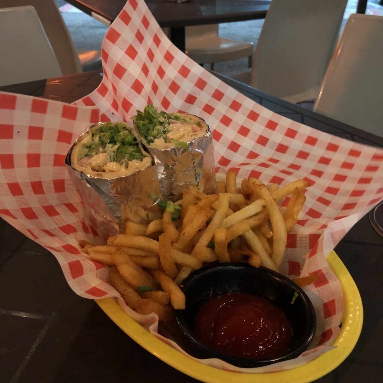 wrap de pollo