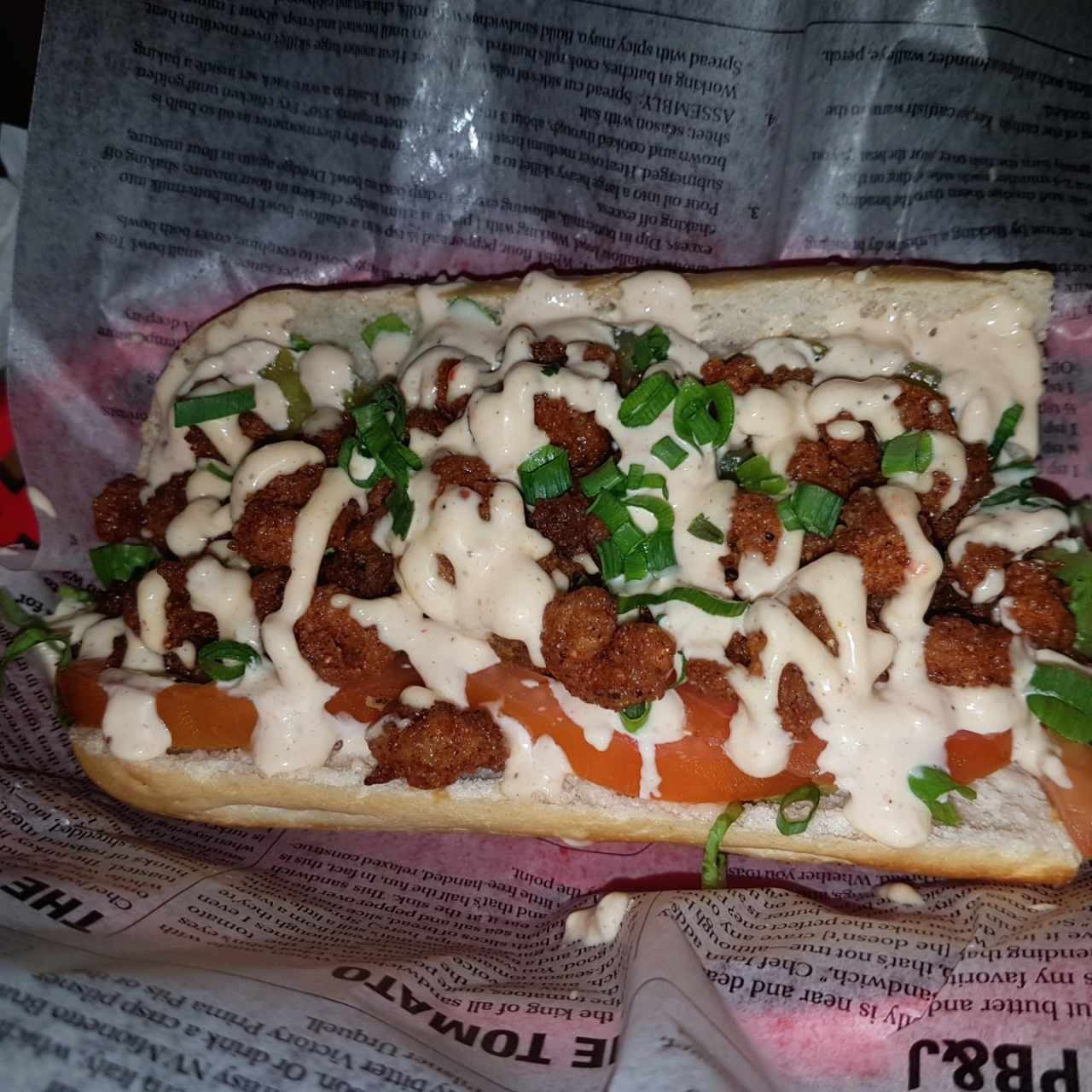 po boys de camarones 