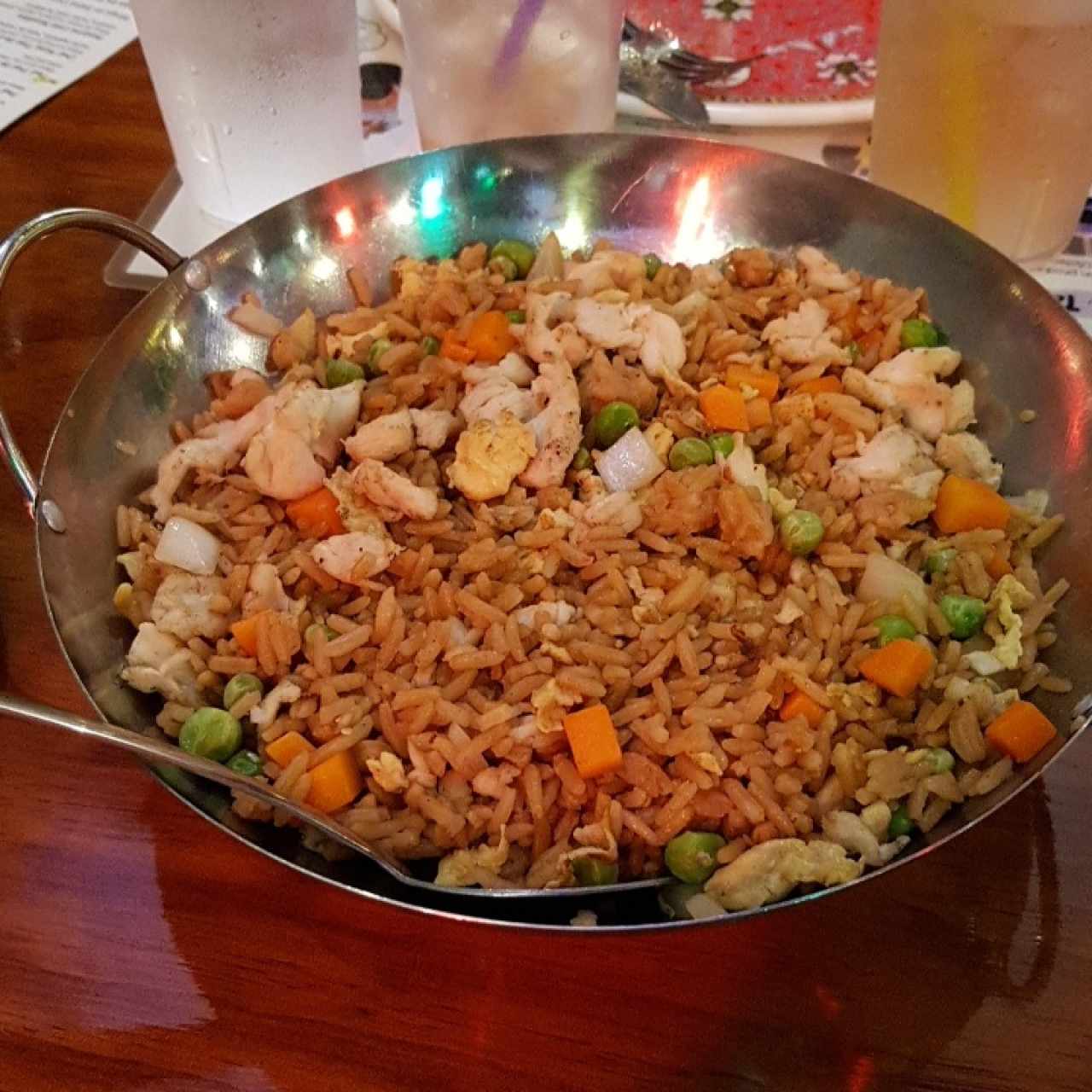 arroz frito de pollo