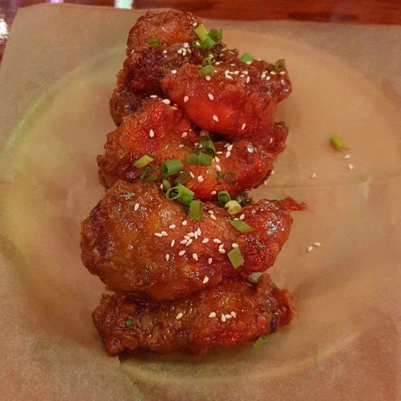 Wings en salsa teriyaki