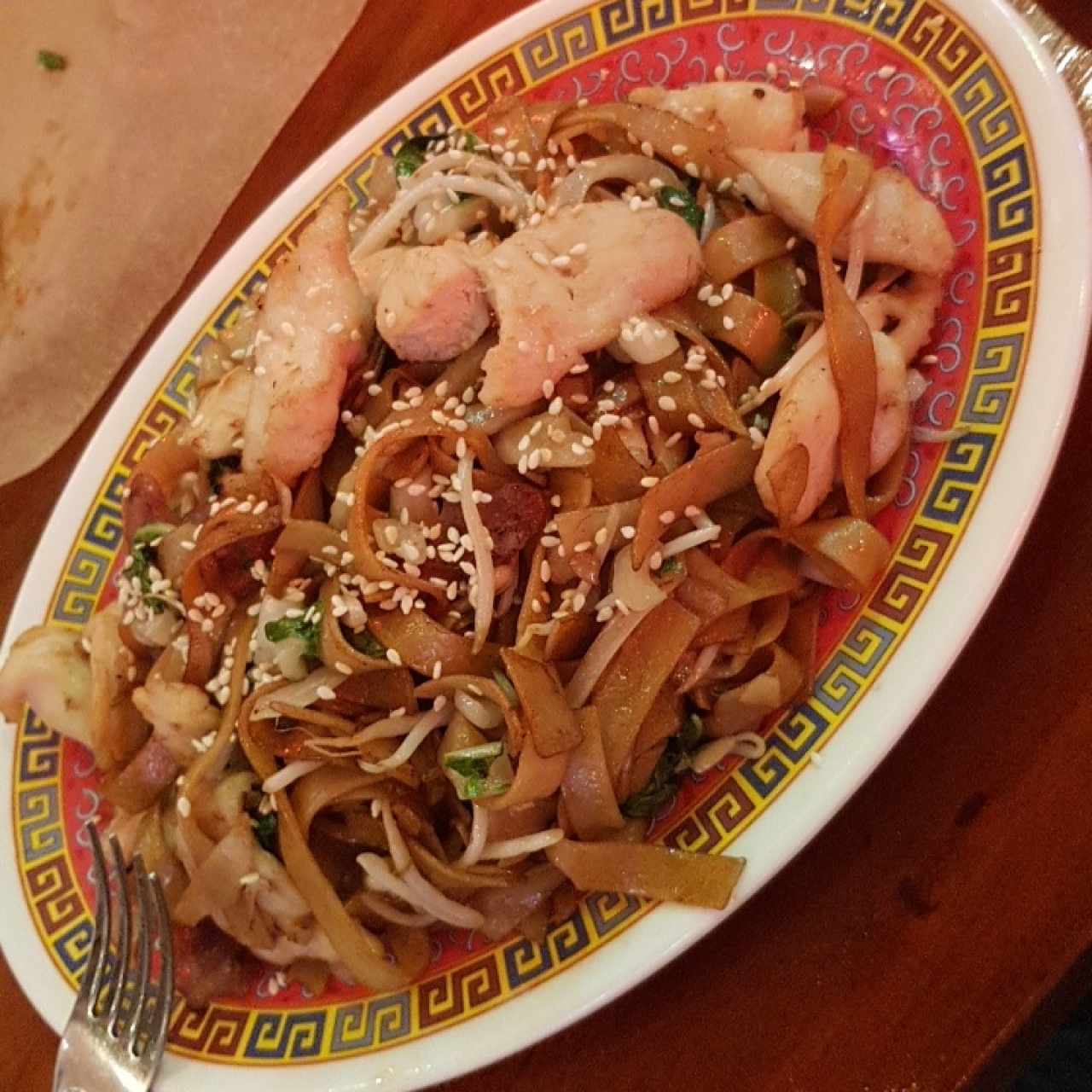 char kuey tiao de pollo