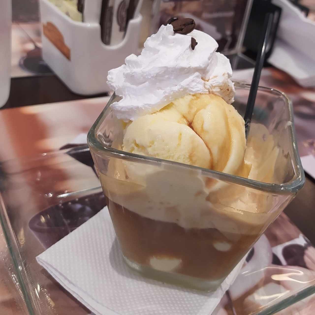 café con helado