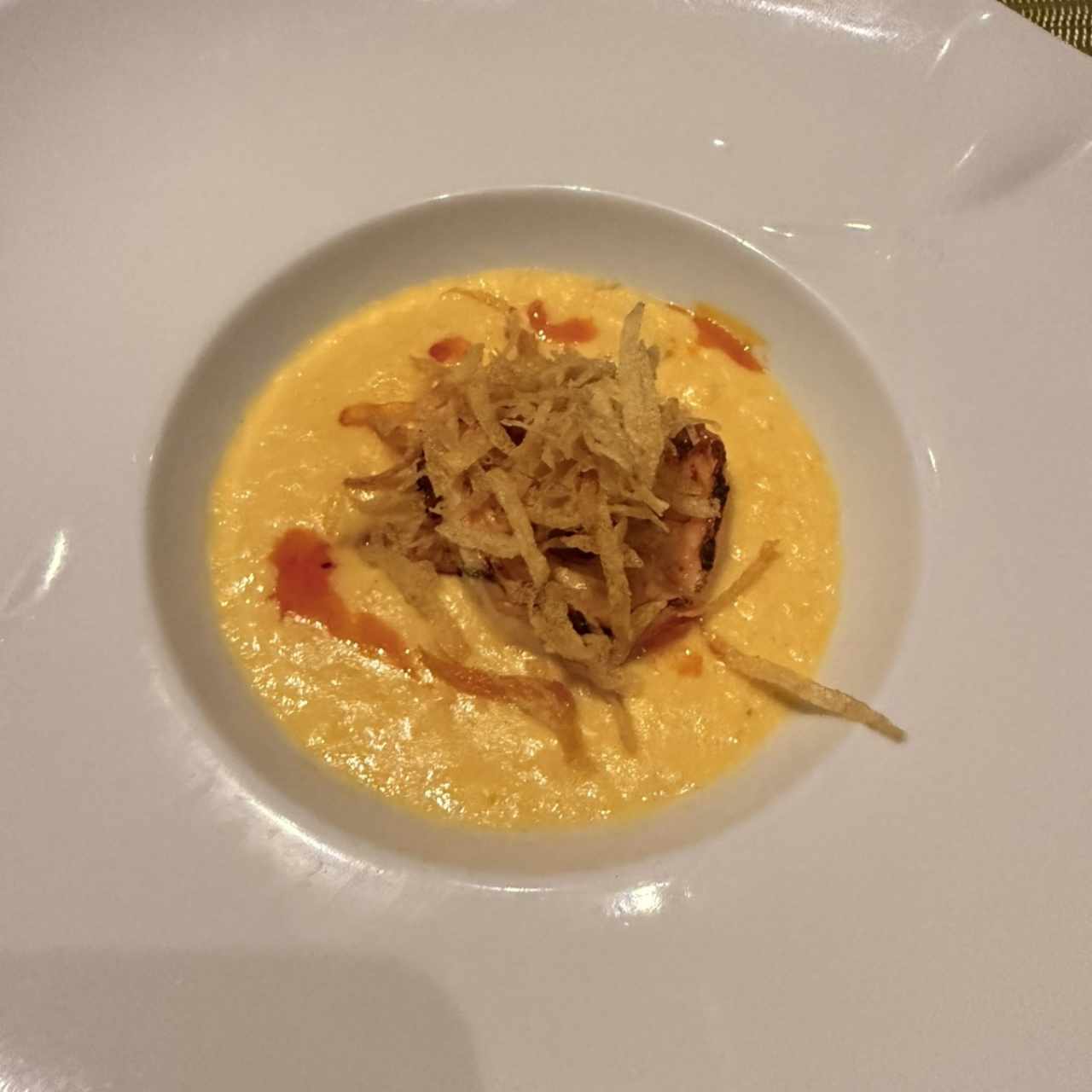 Crema de maíz totemado