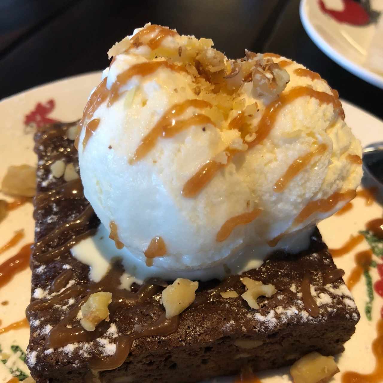 brownie con helado ❤️❤️