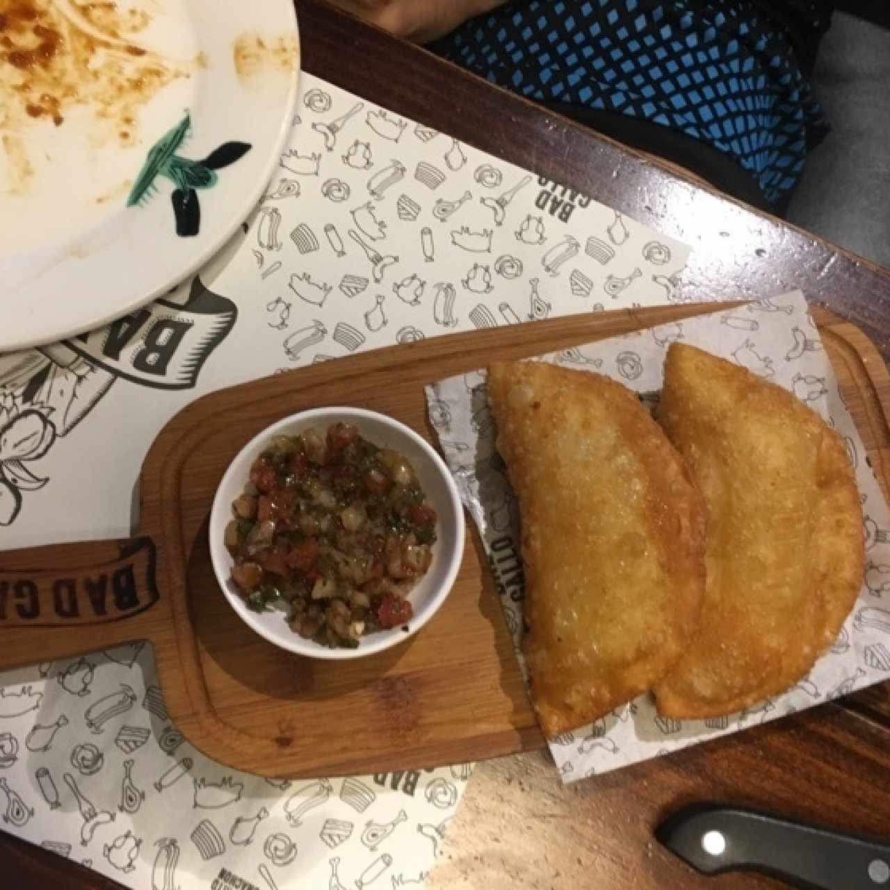 Empanadas de queso fritas