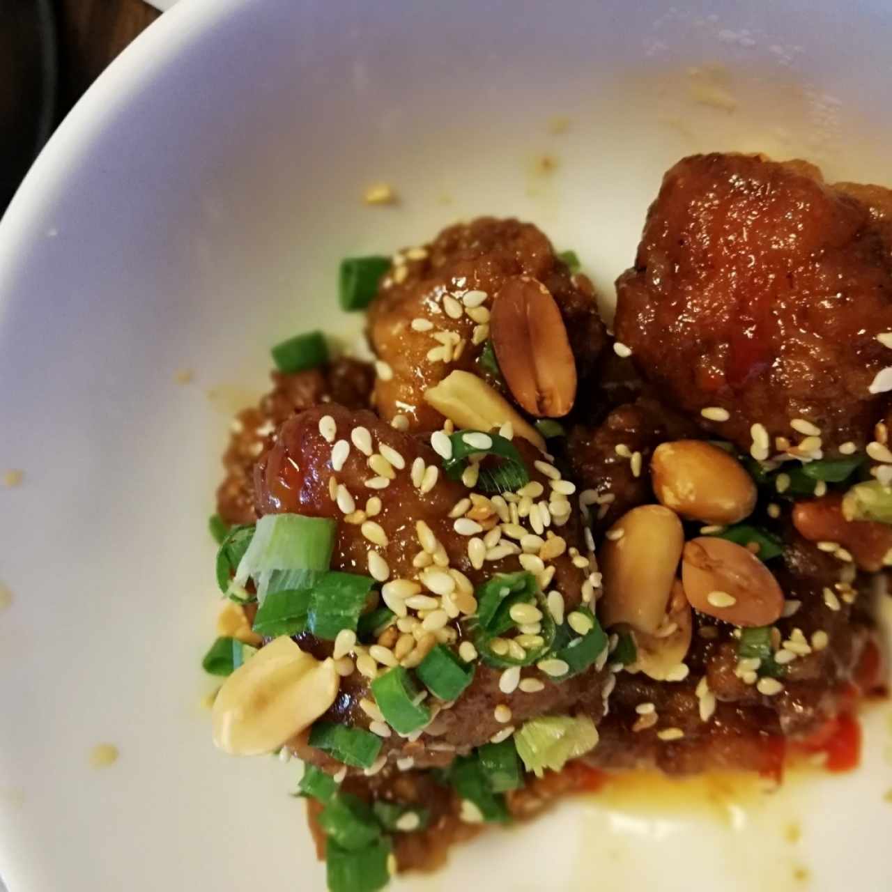 Cerdo con salsa agridulce con toque de picante