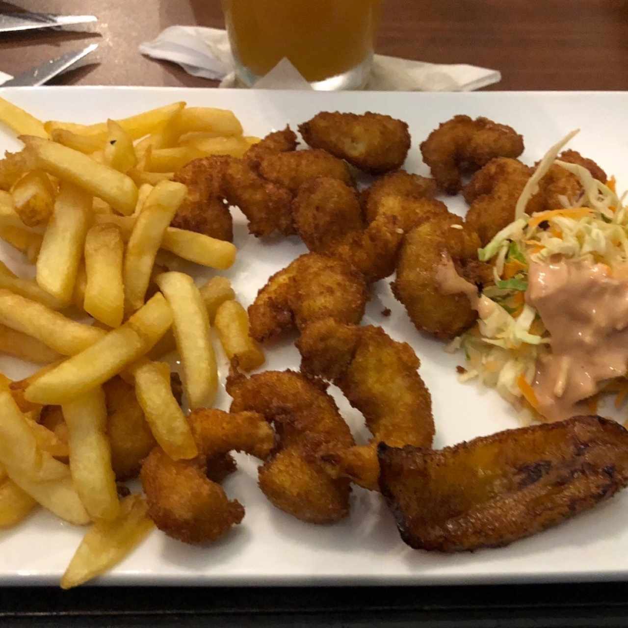 camarones apanado