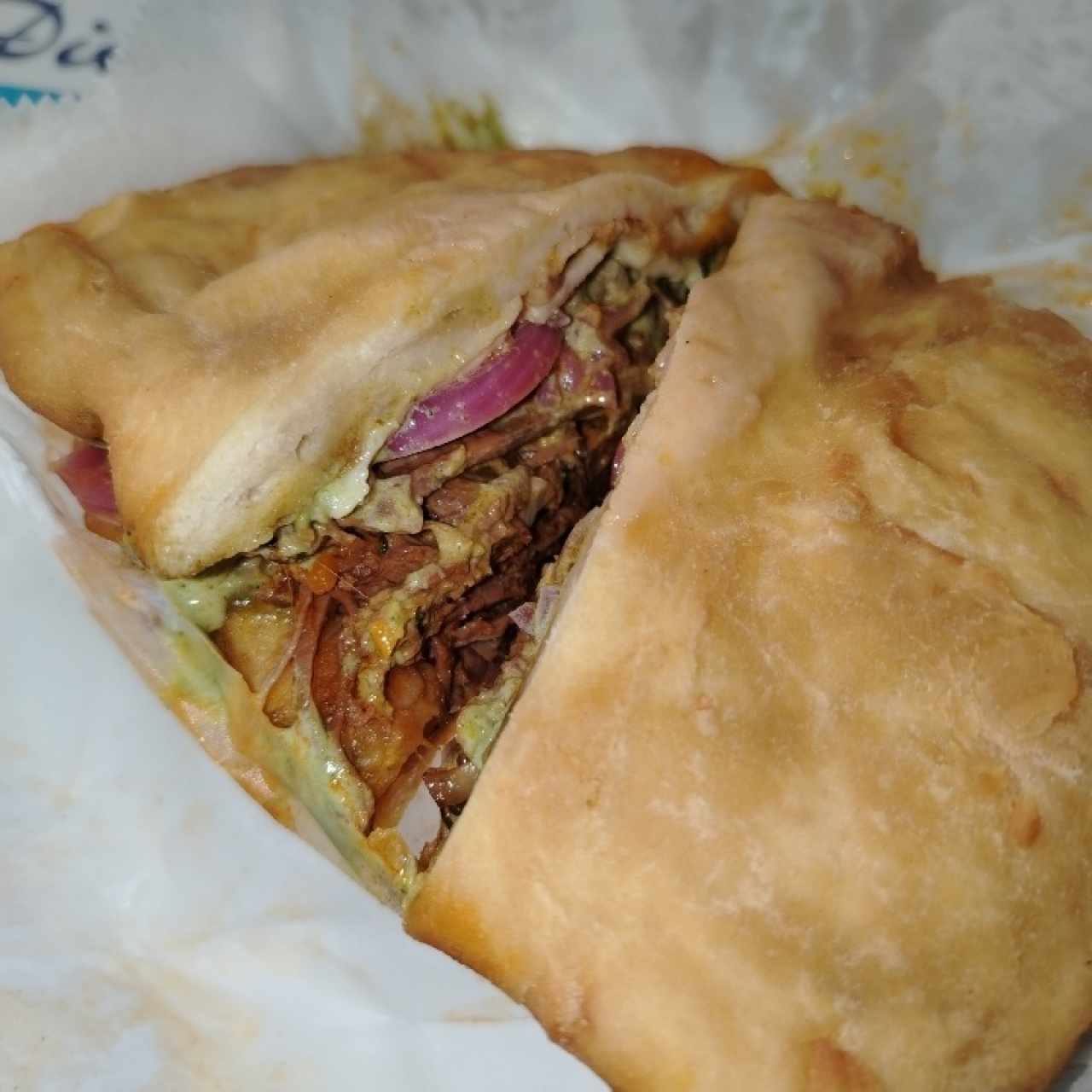 Emparedado ropa vieja 