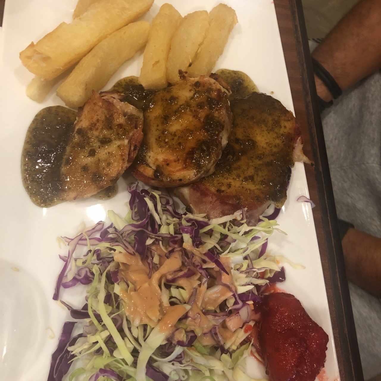 Pollo con sofrito dulce
