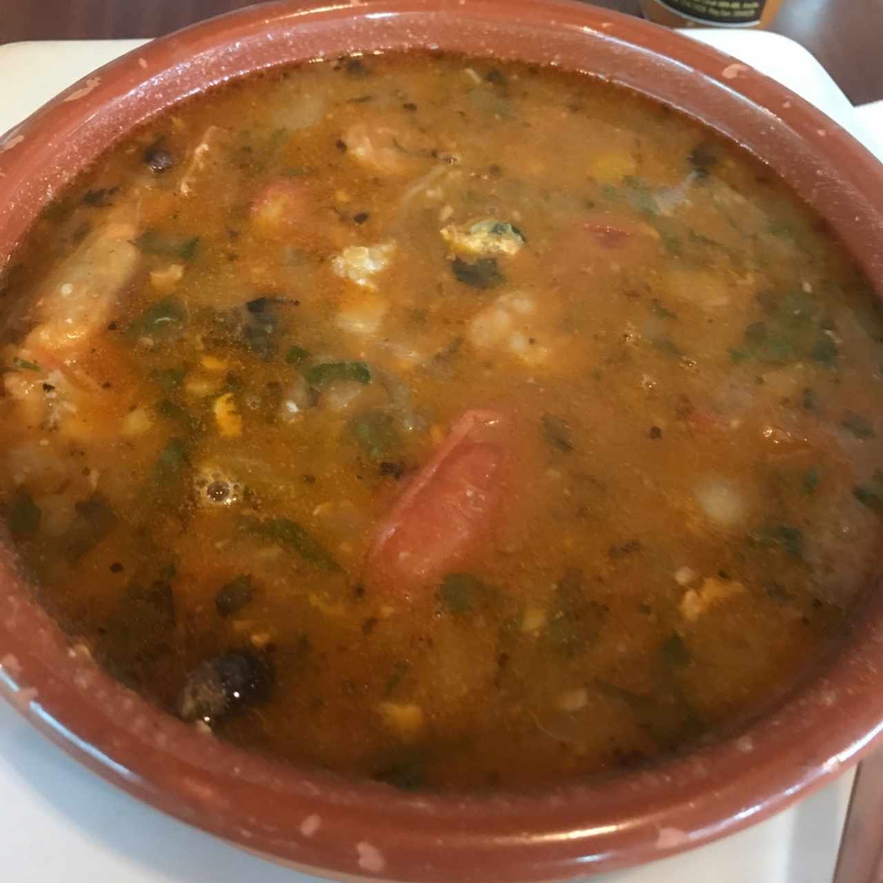 sopa de mariscos
