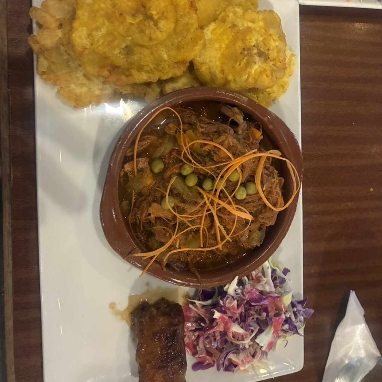 Patacón con Ropa Vieja