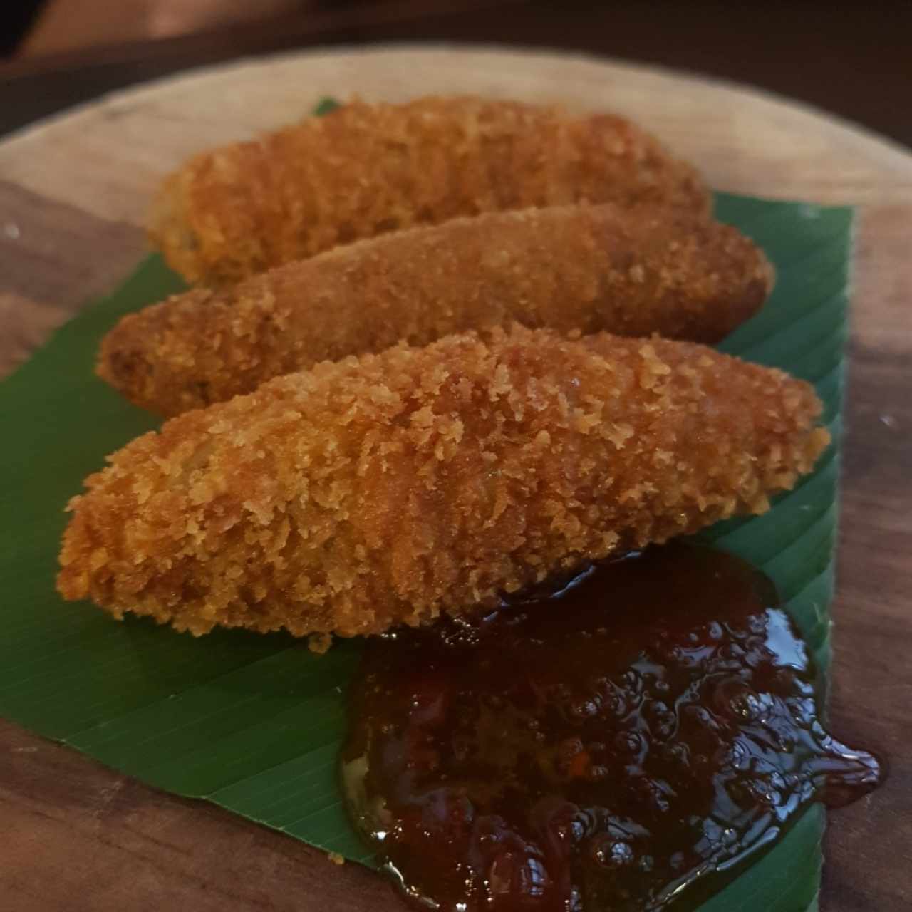 croquetas de chorizo tableño
