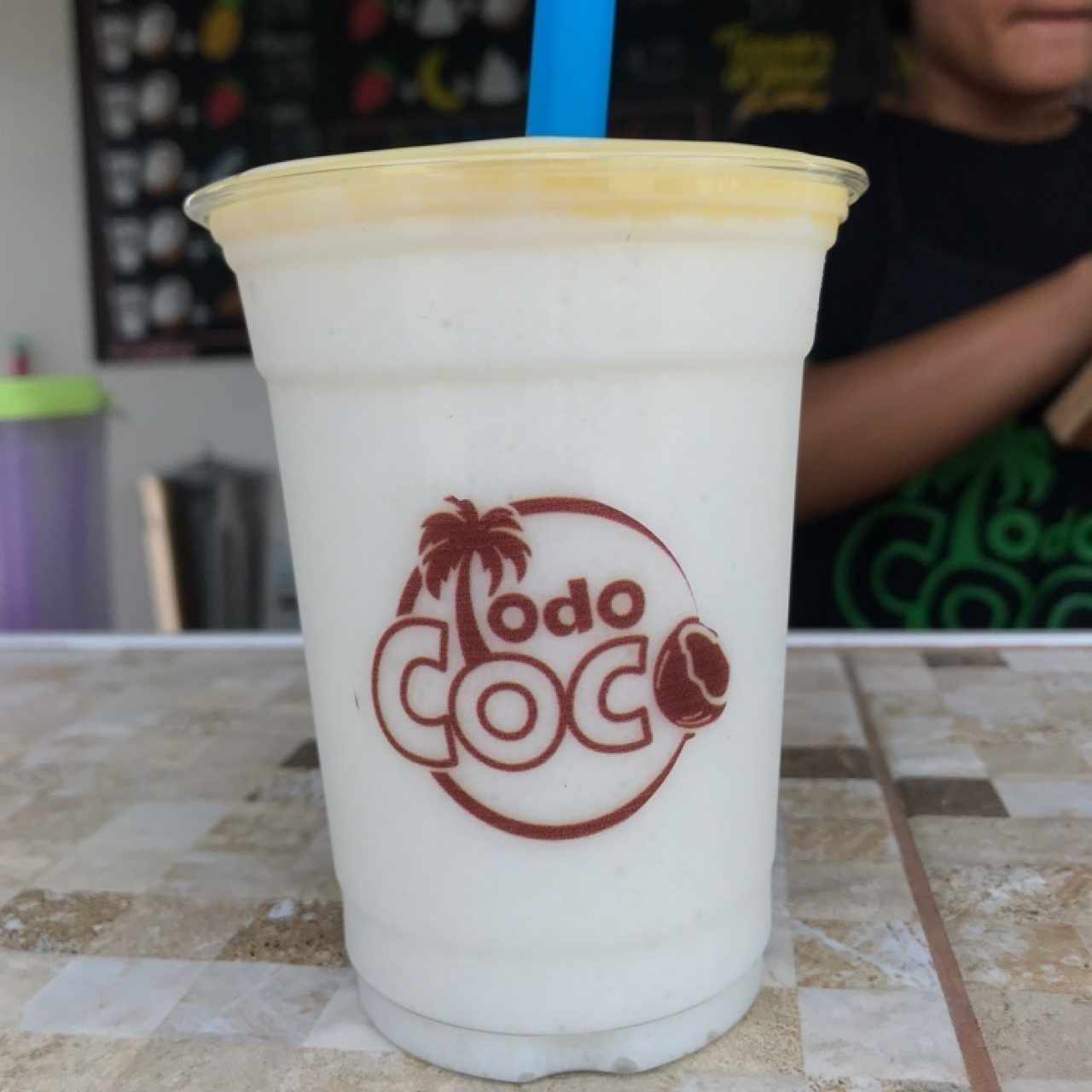 licuado de coco