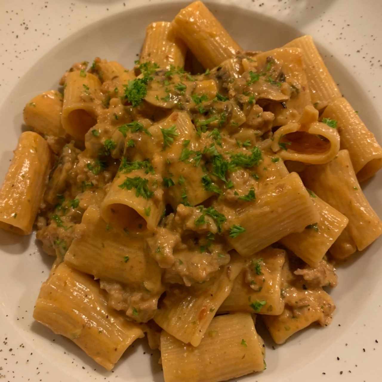 PASTA - Rigatoni Alla Boscaiolla