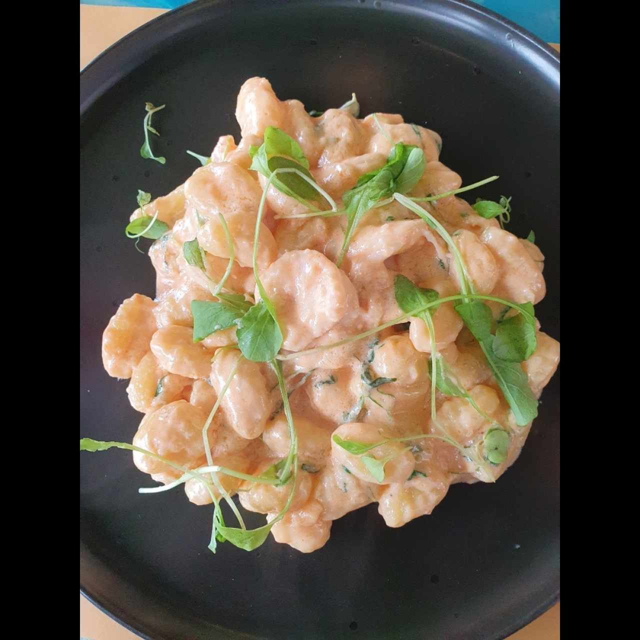 Gnocchi Gamberi e Rucola