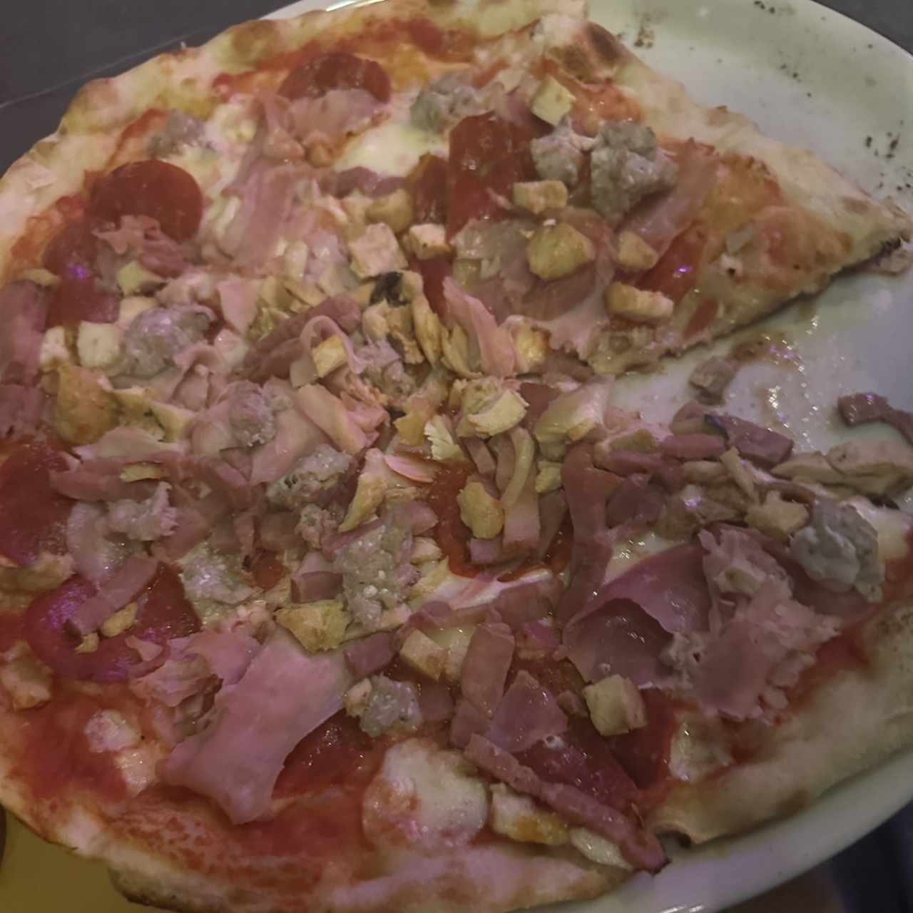 Pizza 5 proteinas (no esta en el menu)